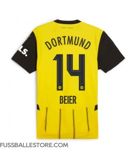 Günstige Borussia Dortmund Maximilian Beier #14 Heimtrikot 2024-25 Kurzarm